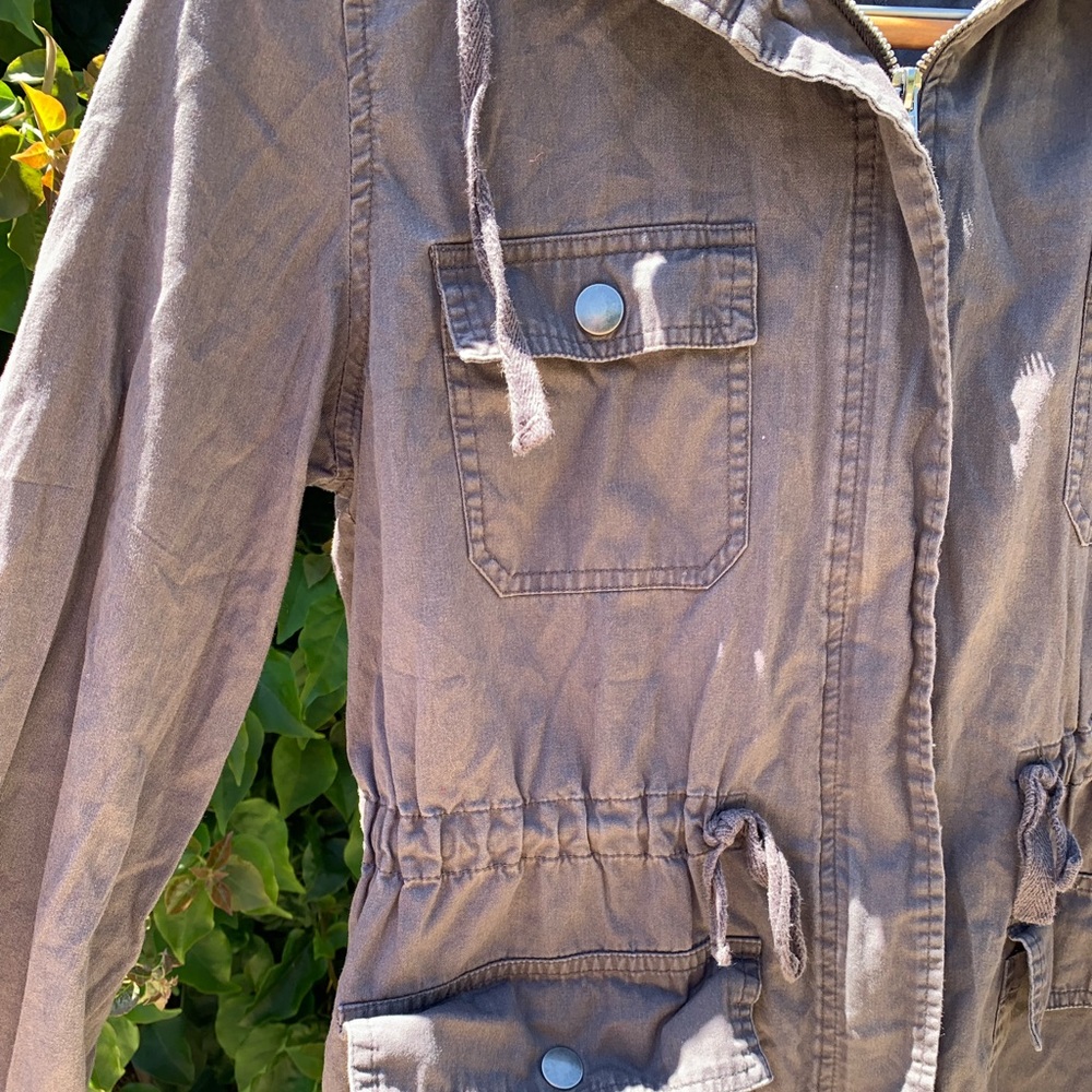 Grey Forever 21 Lightweight Jacket